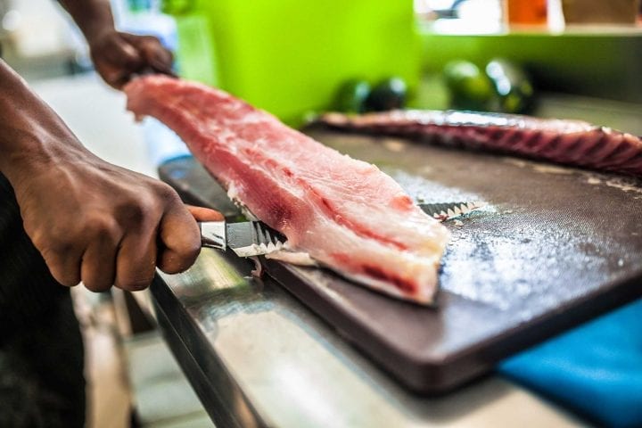 Khulala ocean blue Zanzibar hrana