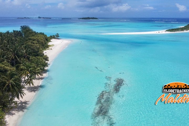 Globetracker Maldivi, bikini plaza, Finolhu pescani sprud